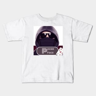 Poker Face Design Kids T-Shirt